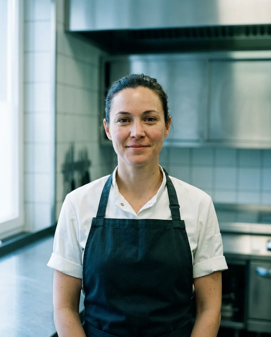Chiara Bertolani in der Küche